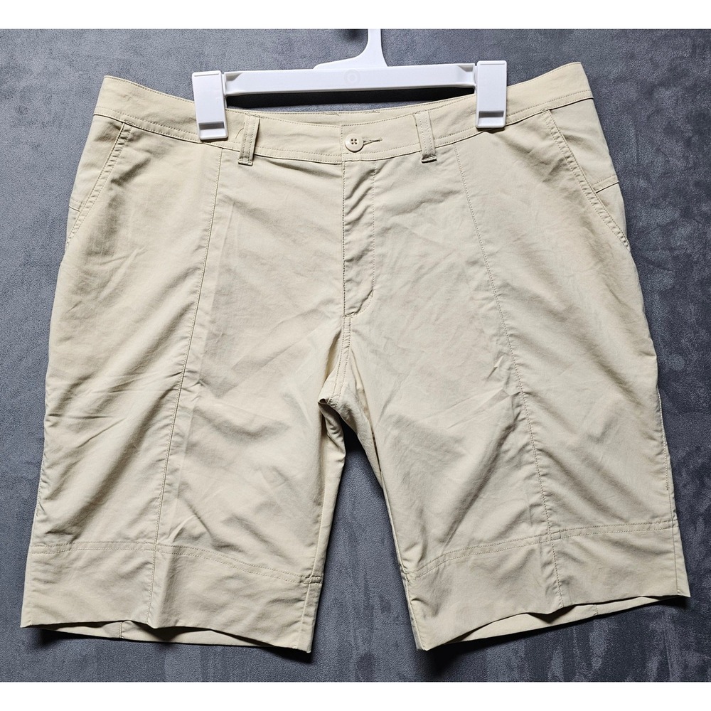Patagonia Womens Tan Hiking Shorts Size 14 Nylon Blend Active Outdoor Travel - Picture 10 of 10